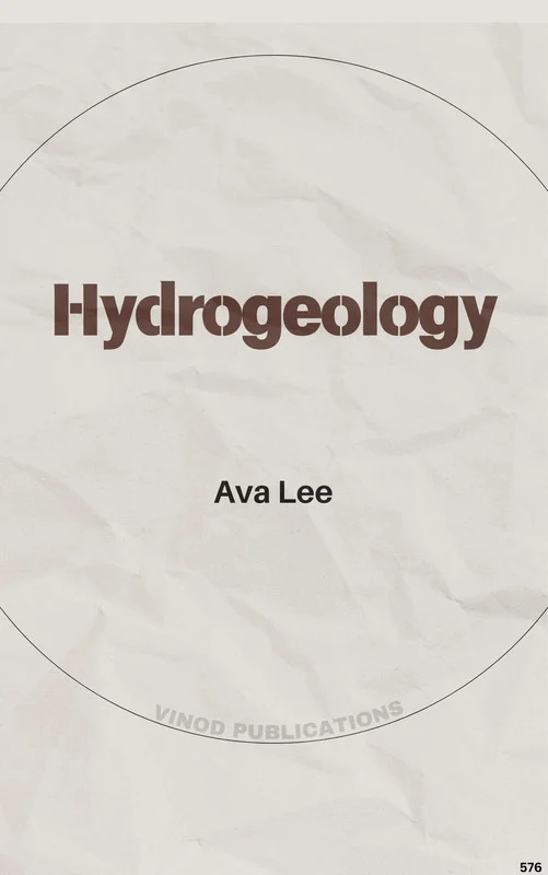 HYDROGEOLOGY (C576) BOOK by Ava Lee