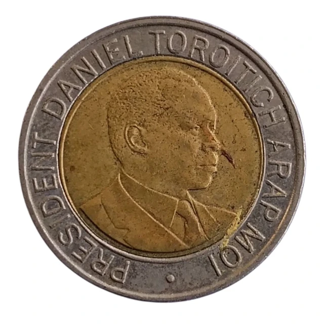 1998 Kenya 20 Shillings Coin