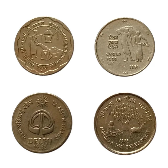 25 Paise Full Set of 4 Commemorative Coins