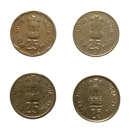 25 Paise Full Set of 4 Commemorative Coins