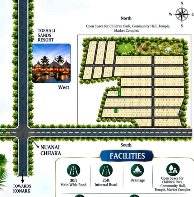 Jagannath Vatika Puri Plotting