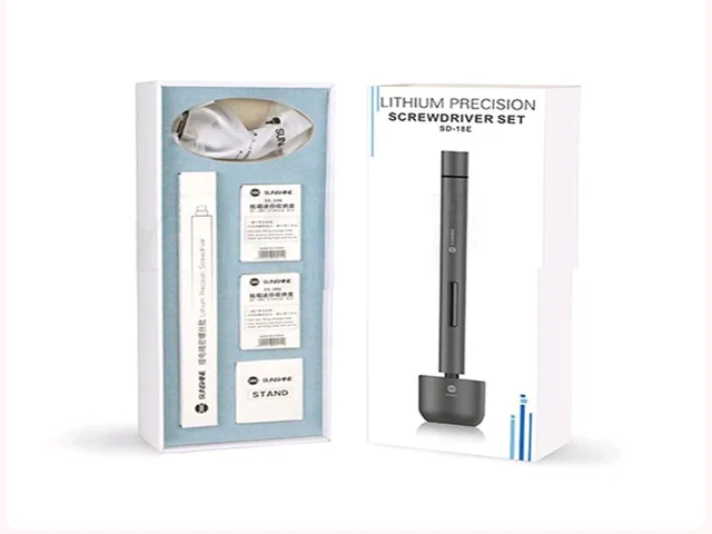 Sunshine SD-18E High Precision Electric Power Screwdriver Set Alloy Steel Mini Screwdriver Kit For Cell Phone Repair