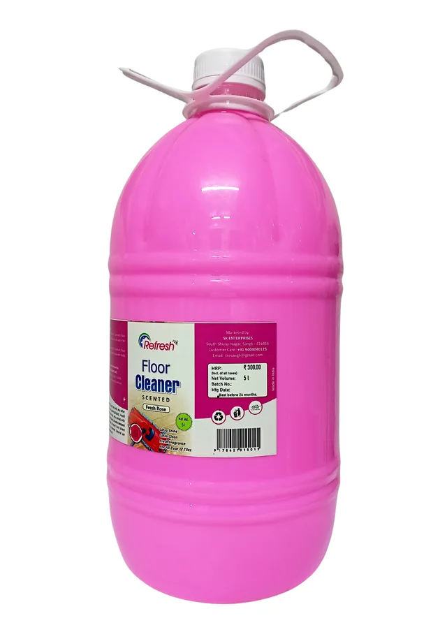 Refresh Scented Floor Cleaner - Rose 5L - Blush Pink