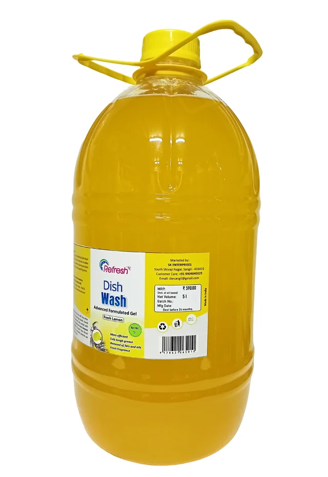 Refresh Dish Wash (Lime) 5L - Turbo