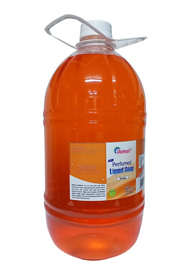 Refresh Perfumed Liquid Soap (Hand Cleanser) - Orange 5L - Tangerine