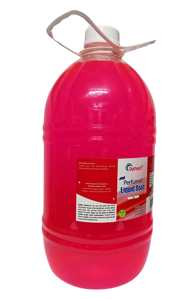 Refresh Perfumed Liquid Soap (Hand Cleanser) - Rose 5L - Mandy