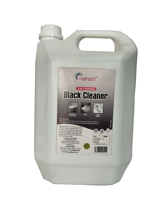 Refresh Premium Black Cleaner (Hospital Grade) 5L - Black
