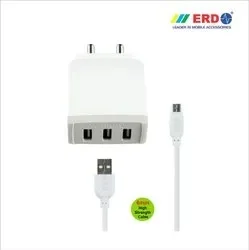 ERD Triple USB Charger V8