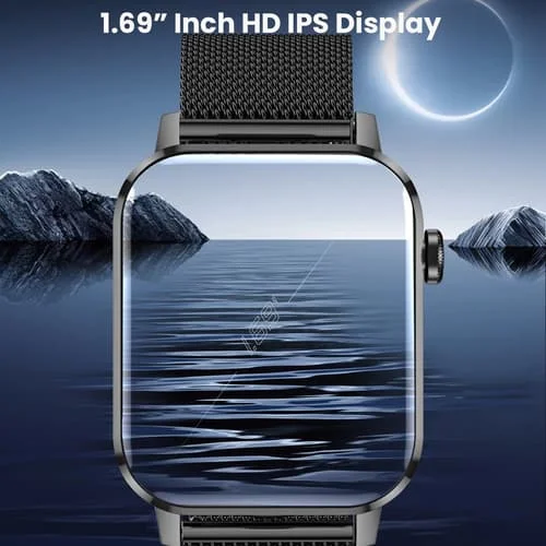 Home Smart Watches SmartwatchesAlloy Bluetooth Calling Smartwatch Black