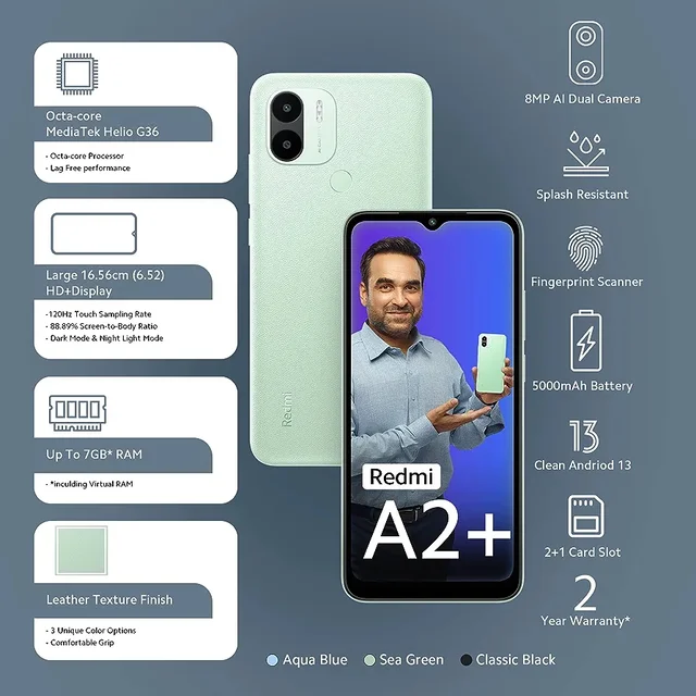 Redmi A2+ (4GB+64GB) - sea green