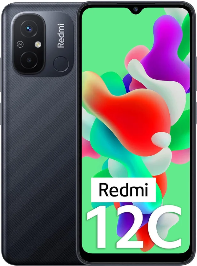 Redmi12C - matte black, 4GB+128GB