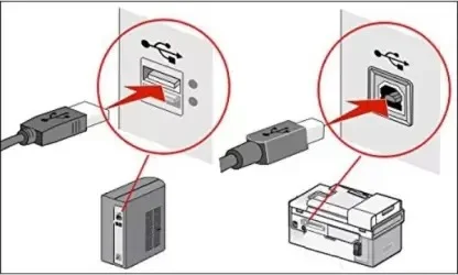 Micro USB Cable 2 A 1.5 m TB-USB (Compatible with Printer, White, One Cable)