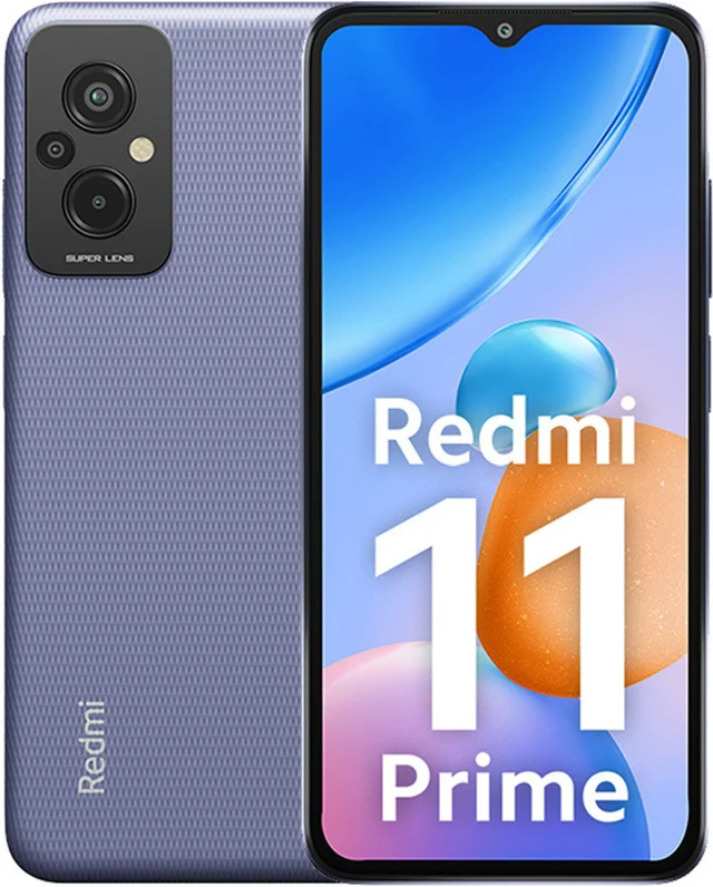 Redmi 11prime - peppy purple, 6GB+128GB