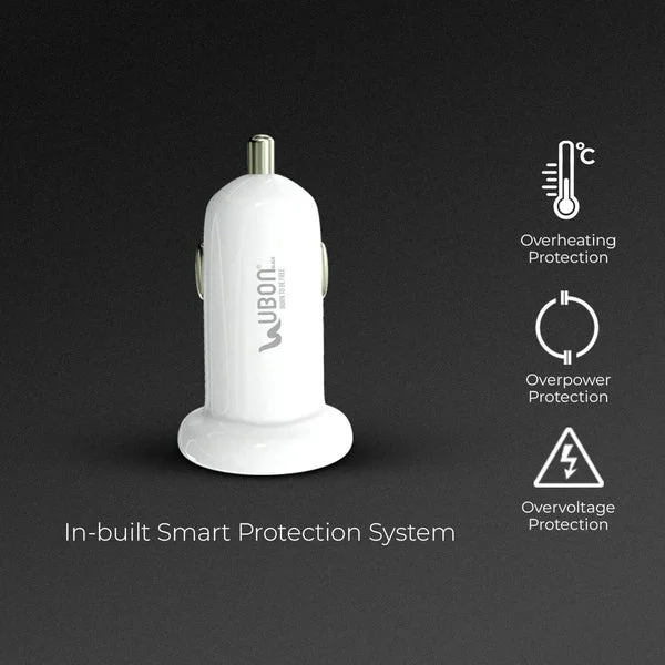 Charge Guru CH-93 Car Charger - White