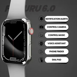 Fitguru 6.0 SW-81 Smart Watch - Black