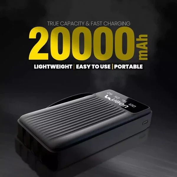 PB-SX202 20000mAh Power Bank - Black