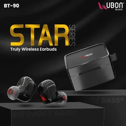Star Series BT-90 Truly Wireless Earbuds - Black