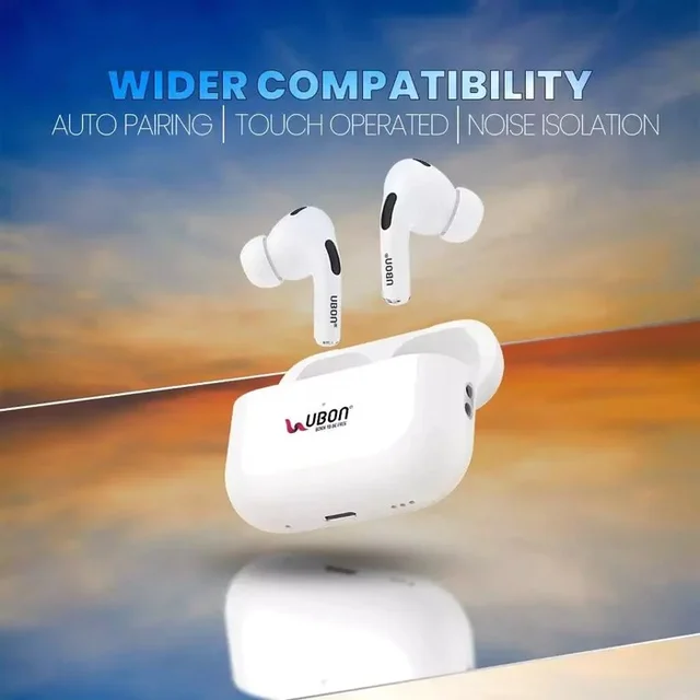 Air Tiger Pro BT-50 Truly Wireless Earbuds - White
