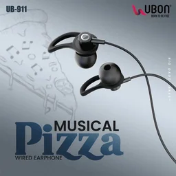 Musical Pizza UB-911 Wired Earphone - Black