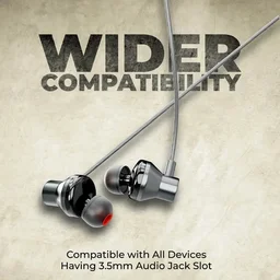 Jordan Series UB-1001 Wired Earphones - Gray