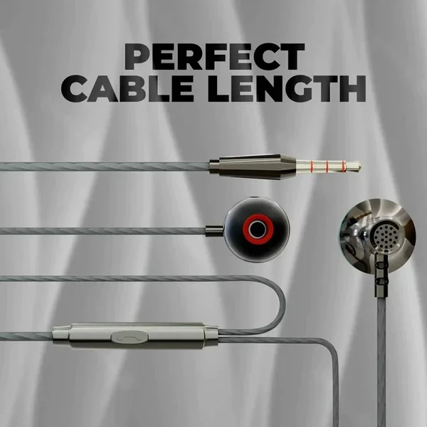 Hunter UB-1003 Wired Earphones - Black