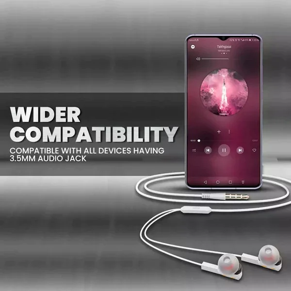 Thunder Bass UB-735 Wired Earphone - Black