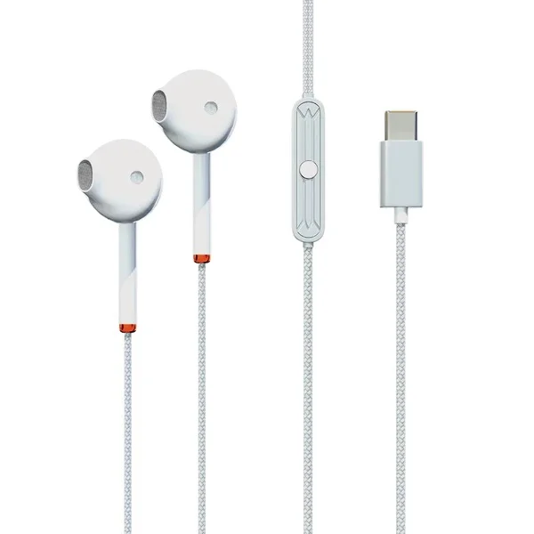 Bass Factory TC-286 Type-C Earphones - White