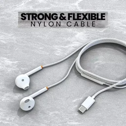 Bass Factory TC-286 Type-C Earphones - White