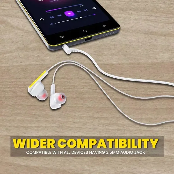 Power Beats UB-600 Wired Earphones - Black