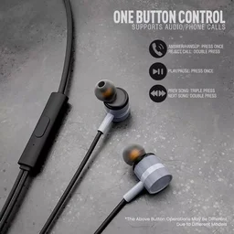 OG Music UB-389 Wired IPH Earphone - Gray