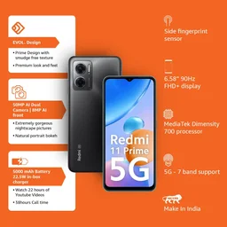 Redmi 11Prime 5G - meadow green, 6GB+128GB