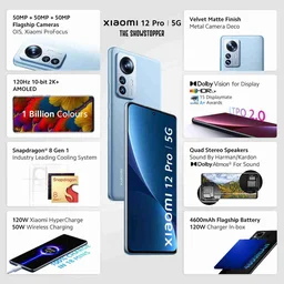 Xioami 12 Pro 5G - couture blue, 8GB+256GB