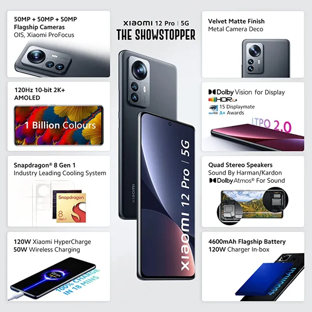 Xiaomi 12pro 5G - Couture blue, 12GB+256GB