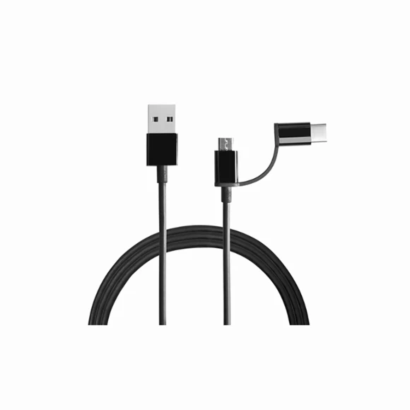 MI 2 In 1 Usb Cable (Micro Usb To Type C) 100CM