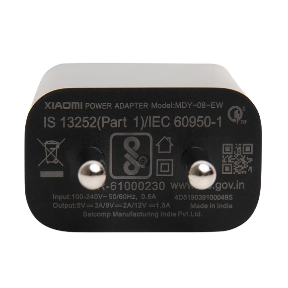 MI 2A Fast Charger With Cable