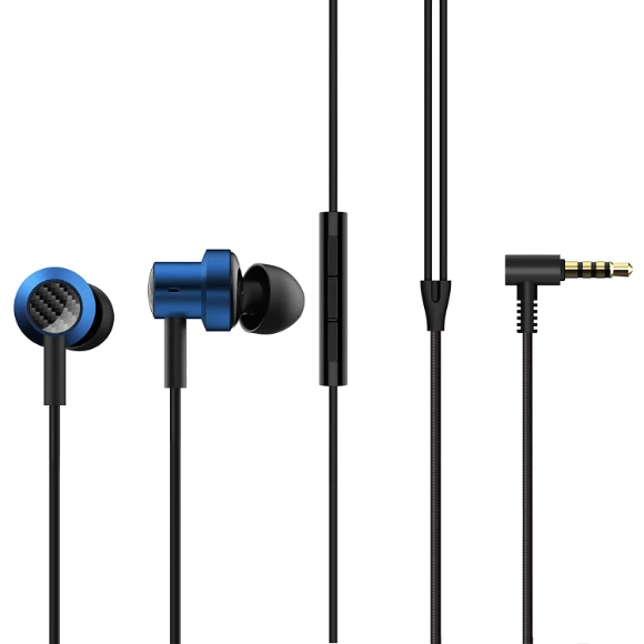 Mi Dual Driver in-Ear Earphones with Mic and Long Tangle-Free Cable(Blue)