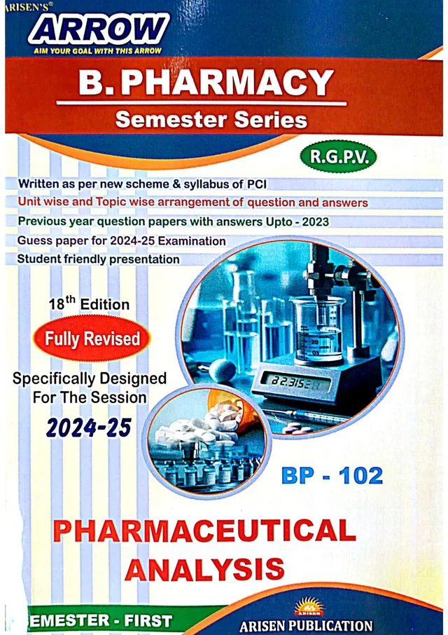 PHARMACEUTICAL ANALYSIS - B.PHARMACY 1st SEM