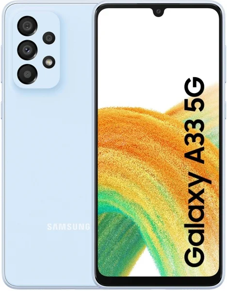SAMSUNG Galaxy A33 (Awesome Blue,6 + 128 GB)
