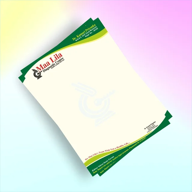 Pathology lab card printing- 1000 pc