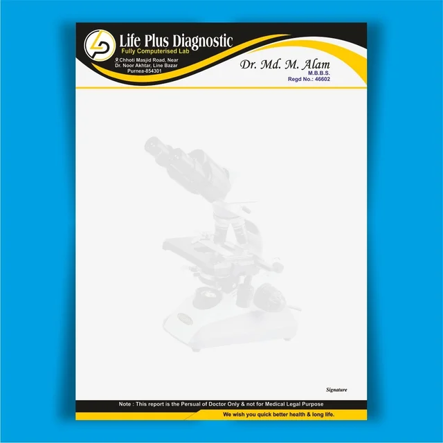Pathology lab card printing- 1000 pc - Print of 100m Gsm JK Excel Bond Paper, A4