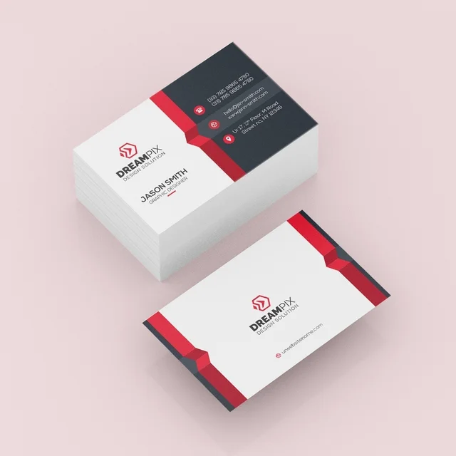 Gloss Coated Visiting Card Double Side Printing - Multi Color
