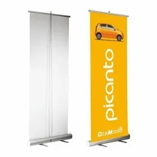 Roll-Up Standee, 3x6 feet With Print - "Eye-Catching Roll-Up Standee | Portable & Customizable Banner Display", Height- 6 feet x width- 3 feet