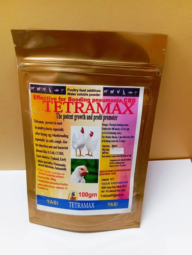 TETRAMAX ( Controls brooding pnemonia)100gm