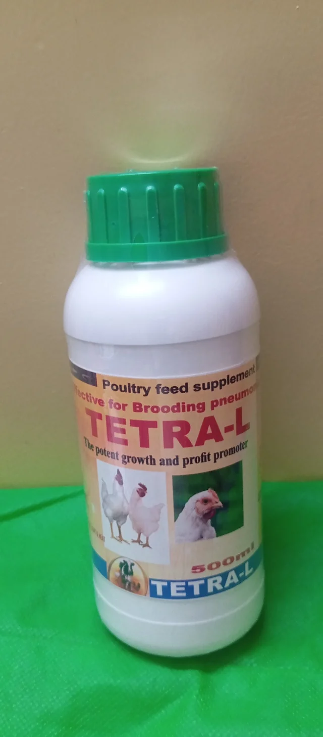 TETRA-L Effective for brooding pneumonia.The potent growth and profit promoter..500ML