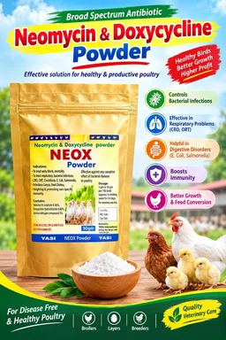 NEOX POWDER ( Neodox & Doxyclycline) Early chick mortality 50gm