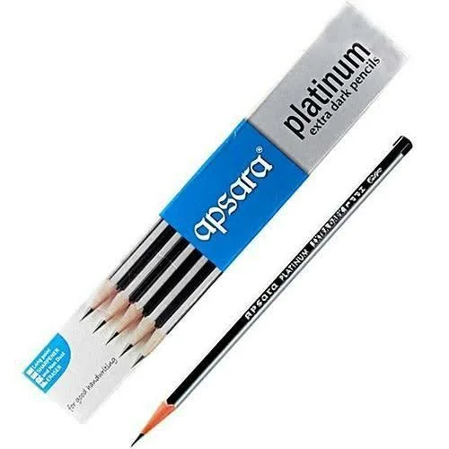 Pencil,2 Scale,Sharpner,Eraser / Combo (5 Items) - 5 Items