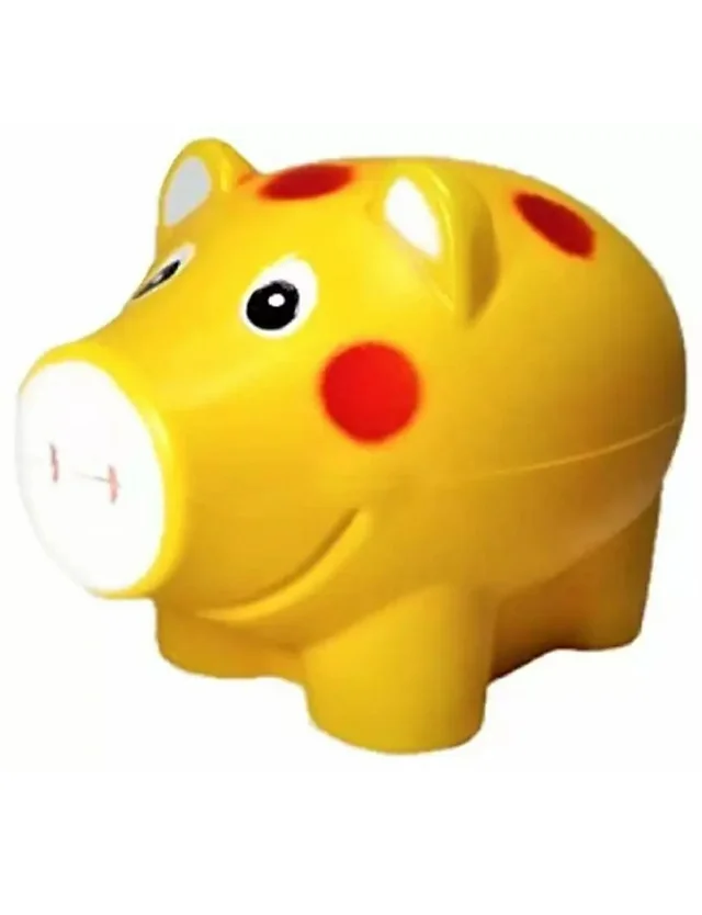 Piggy Bank, Money Saving Bank, Coin Holder for Kids (Yellow)