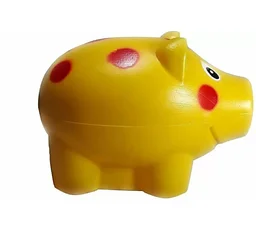 Piggy Bank, Money Saving Bank, Coin Holder for Kids (Yellow)