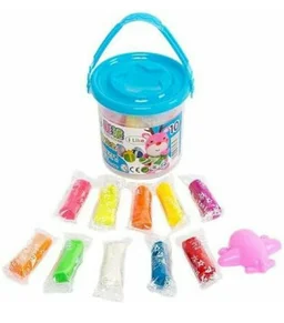 Play Clay Dough Factory Kids Playing Modelling Clay Set for Kids - 1 Buckets