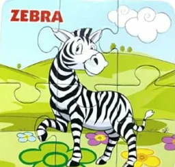Puzzles Game for Kids of Age 3+ Years, Gift for Kids, Size 15 X 15 cm (Animal) Wildlife theme
